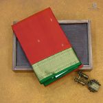 Pure Silk Sarees - Vermillion Orange SASPS34647 - Image 6