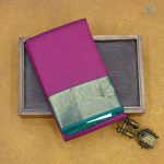 Pure Silk Sarees - Dark Purple SASPS34648 - Image 6