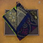Kora Silk Cotton Sarees - Mehandi Green SAS34653 - Image 6
