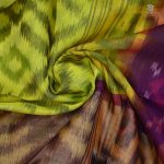Kora Silk Cotton Sarees - Lemon Green SAS34654 - Image 2