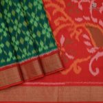 Kora Silk Cotton Sarees - Dark Green SAS34659