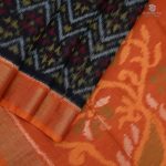 Kora Silk Cotton Sarees - Black SAS34660 - Image 3