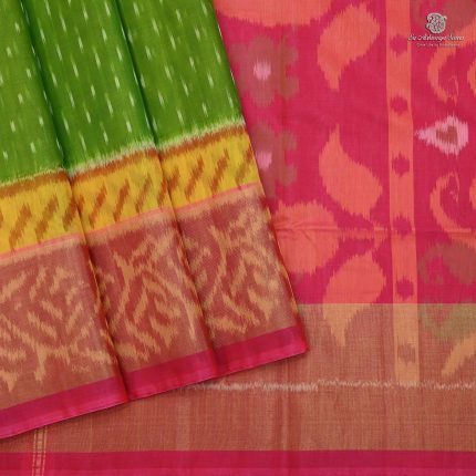 Kora Silk Cotton Sarees - Light Green SAS34661
