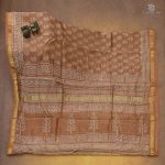 Pure Chanderi Silk Sarees - Caramel Brown SASFS34665