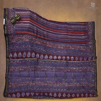 Pure Chanderi Silk Sarees - Multi-color SASFS34670