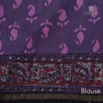 Pure Chanderi Silk Sarees - Multi-color SASFS34670 - Image 3