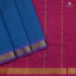 Silk Cotton Sarees Simple – Ceruleum Blue SAS34673