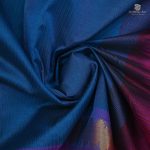 Silk Cotton Sarees Simple – Ceruleum Blue SAS34673 - Image 2