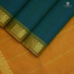 Silk Cotton Sarees Simple – Dark Green SAS34674 - Image 3