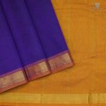 Silk Cotton Sarees Simple – Dark Violet SAS34675