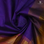 Silk Cotton Sarees Simple – Dark Violet SAS34675 - Image 2
