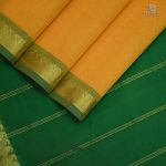 Silk Cotton Sarees Simple – Pastel Yellow SAS34677 - Image 3
