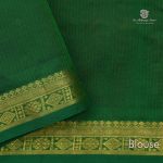 Silk Cotton Sarees Simple – Dark Red SAS34678 - Image 4