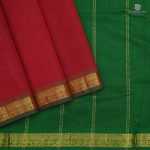 Silk Cotton Sarees Simple – Dark Red SAS34678