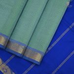 Silk Cotton Sarees Simple – Calm Green SAS34681 - Image 3