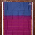 Silk Cotton Sarees Simple – Dark Gray SAS34686 - Image 5