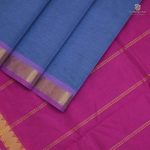 Silk Cotton Sarees Simple – Dark Gray SAS34686 - Image 3