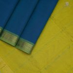 Silk Cotton Sarees Simple – Peacock Blue SAS34689 - Image 3
