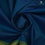 Silk Cotton Sarees Simple – Peacock Blue SAS34689 - Image 2