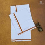 4 Muzham Dhoti - Dark Yellow SASD34691