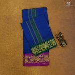 4 Muzham Dhoti - Navy Blue SASD34708