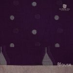 Khadi Cotton Sarees - Wine Purple SASC34713 - Image 3