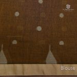 Khadi Cotton Sarees - Bronze Brown SASC34732 - Image 3