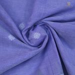 Khadi Cotton Sarees - Misty Blue SASC34733 - Image 2