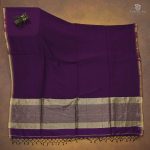 Khadi Cotton Sarees - Dark Purple SASC34735