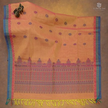 Rich Cotton Saree - Dual Shade Orange SASC34737