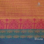 Rich Cotton Saree - Dual Shade Orange SASC34737 - Image 3