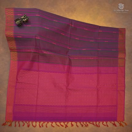 Rich Cotton Saree - Magenta Pink SASC34738