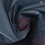 Rich Cotton Saree - Gray SASC34739 - Image 2