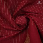 Rich Cotton Saree - Bright Red SASC34757 - Image 2