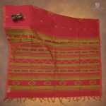 Rich Cotton Saree - Bright Red SASC34740