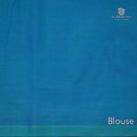 Rich Cotton Saree - Light Blue SASC34743 - Image 3