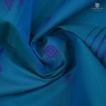 Rich Cotton Saree - Light Blue SASC34743 - Image 2