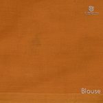 Rich Cotton Saree - Sunset Orange SASC34744 - Image 3