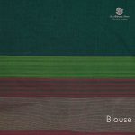 Rich Cotton Saree - Dark Green SASC34751 - Image 3