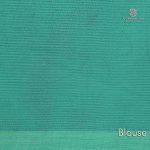 Rich Cotton Saree - Turquoise Green SASC34755 - Image 3