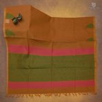 Rich Cotton Saree - Pumpkin Orange SASC34756