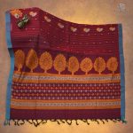 Rich Cotton Saree - Deep Maroon SASC34759
