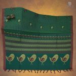 Rich Cotton Saree - Dark Green SASC34766
