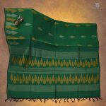 Rich Cotton Saree - Dark Green SASC34770