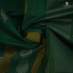 Rich Cotton Saree - Dark Green SASC34770 - Image 2