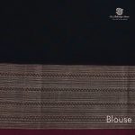 Rich Cotton Saree - Black SASC34771 - Image 3