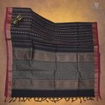 Rich Cotton Saree - Dark Brown SASC34774