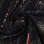 Rich Cotton Saree - Dark Brown SASC34774 - Image 2