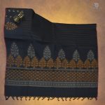 Rich Cotton Saree - Black SASC34776