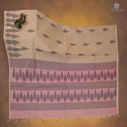 Rich Cotton Saree - Beige SASC34782